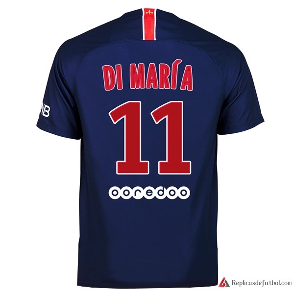 Camiseta Paris Saint Germain Primera equipación Di Maria 2018-2019 Azul